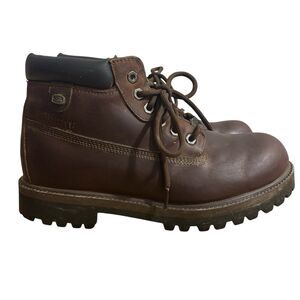 Skechers Verdict Leather Boots Men's 10.5 Brown Waterproof 4442 Air Cooled